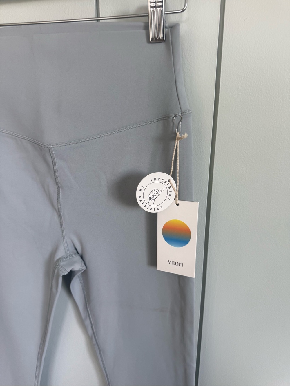 New Vuori Chilled Out Leggings in Chalk Blue Size Medium - Picture 8 of 11